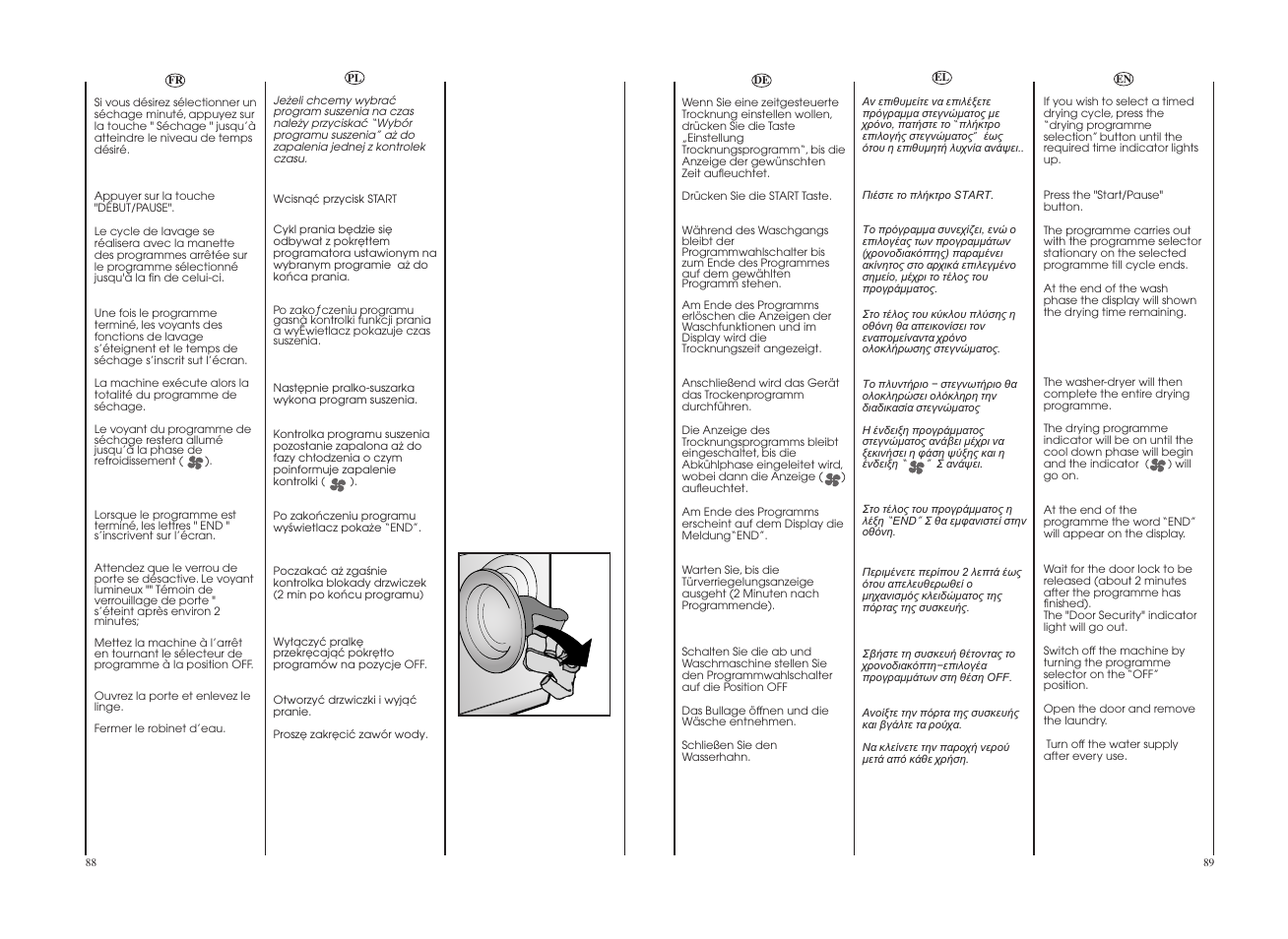 Candy CDB 485D-37S User Manual | Page 45 / 53