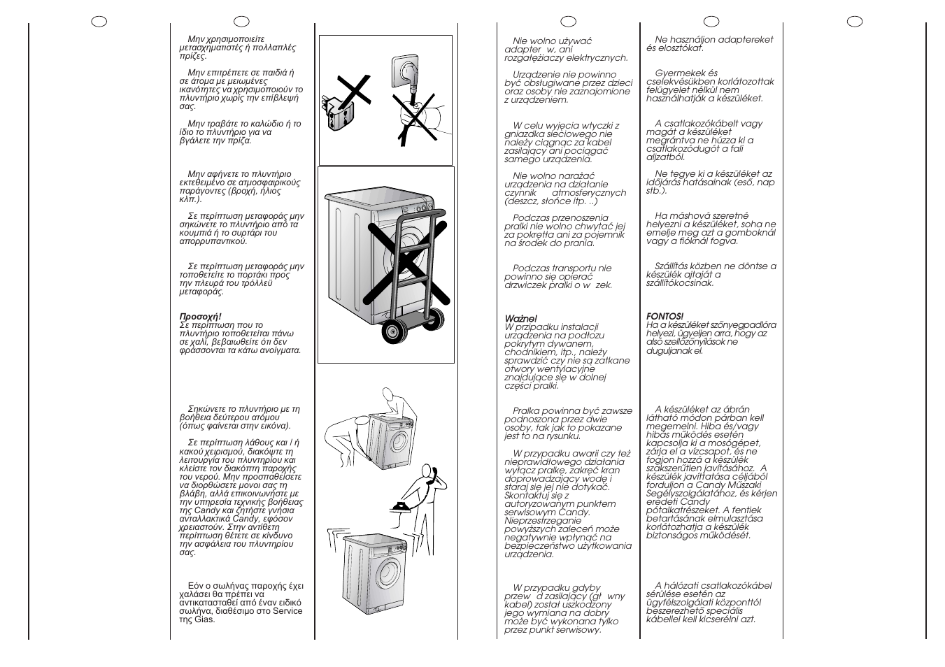 Candy CBD1163-37S User Manual | Page 7 / 37