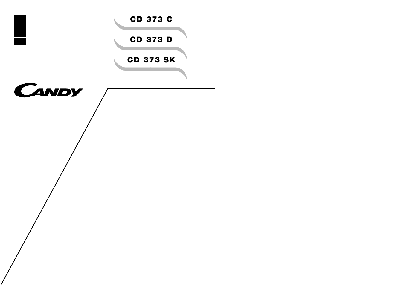 Candy CD 373 SK User Manual | 53 pages