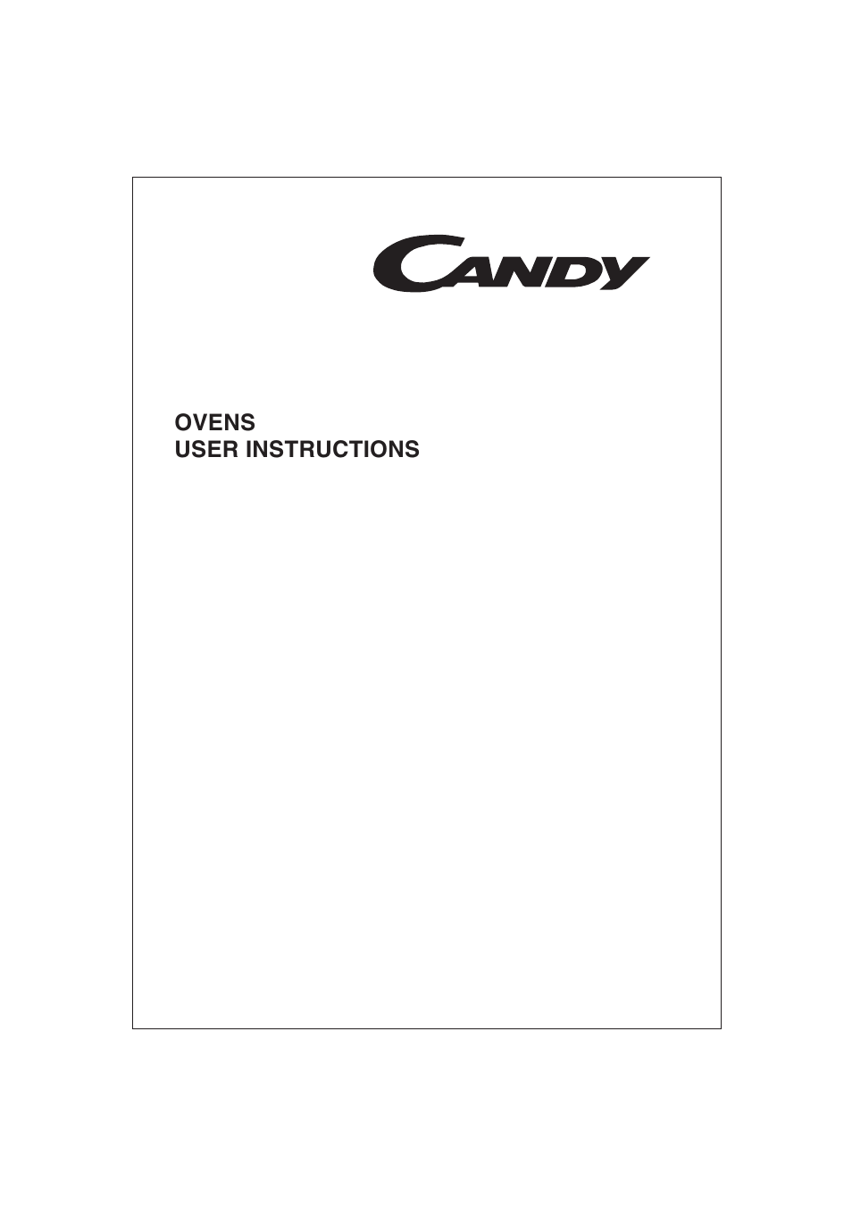 Candy FDP 299 NX User Manual | 17 pages