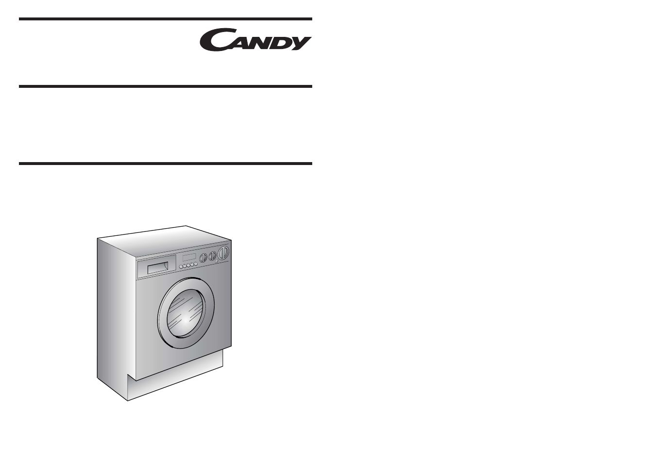 Candy CDB 115-80 User Manual | 21 pages