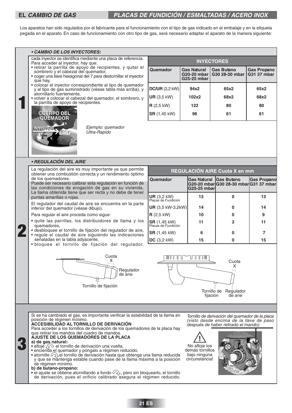 Candy TR 31 RUFA User Manual | Page 22 / 26