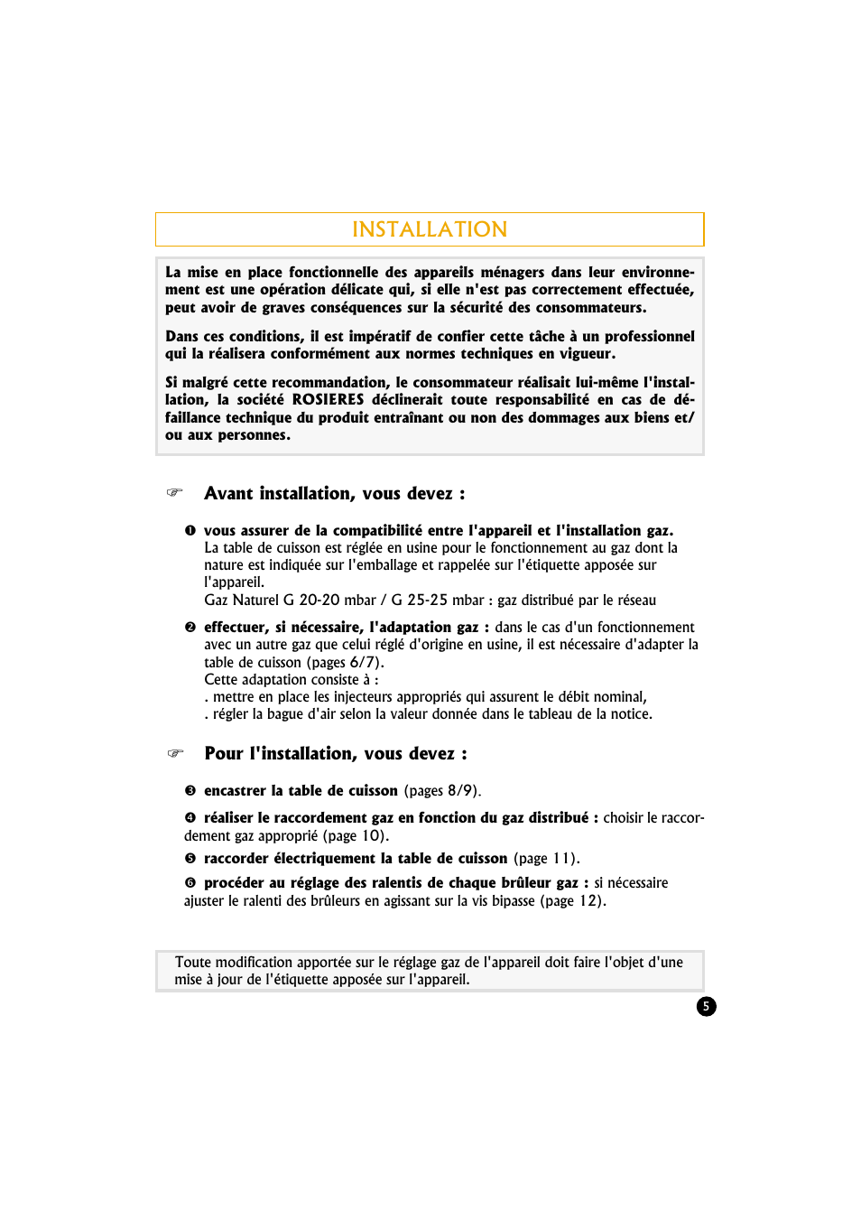 Finstallation | Candy TR 40 RUV User Manual | Page 5 / 56