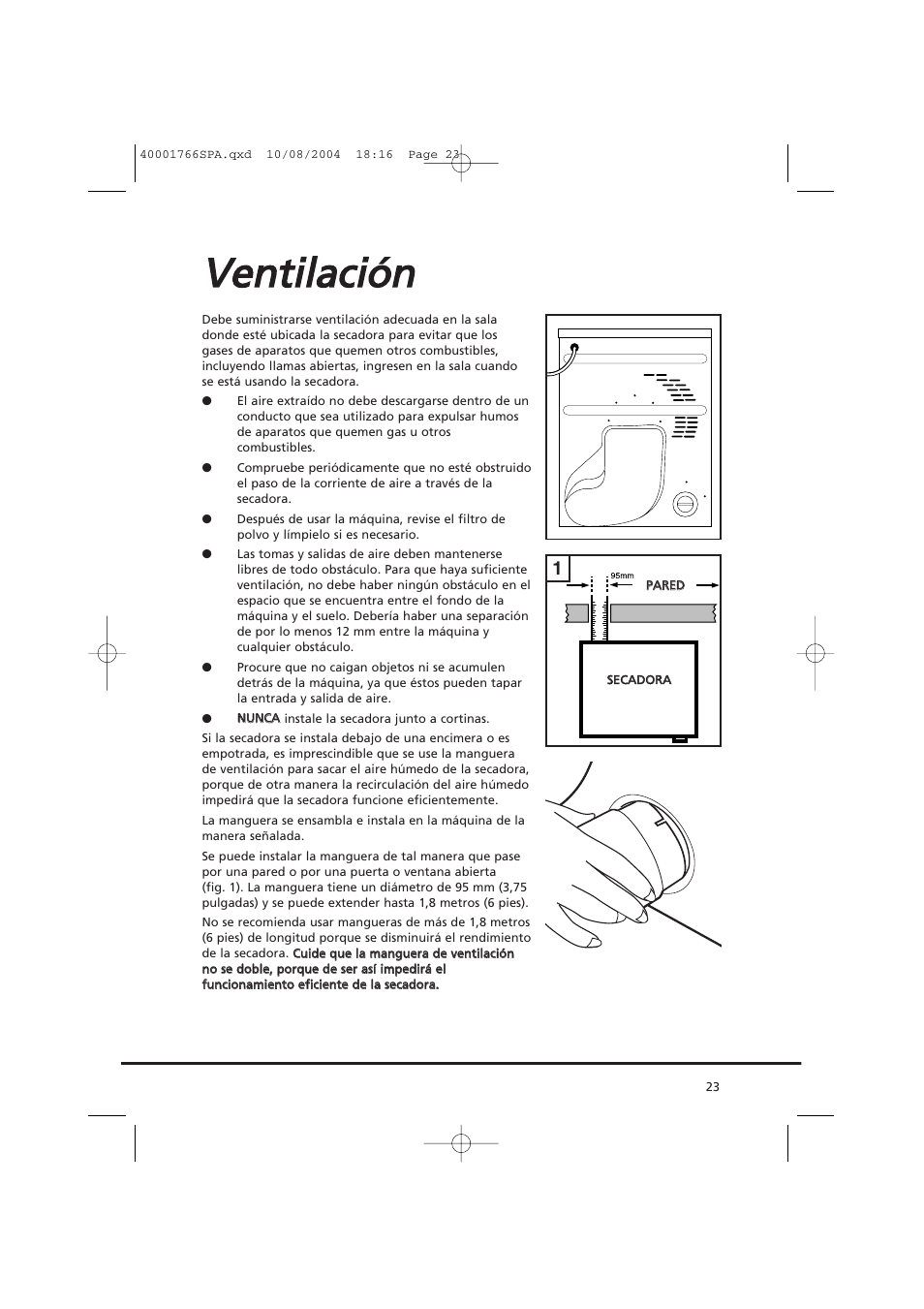 Vve en nttiilla acciió ón n | Candy AB CDV 660 - 37 User Manual | Page 23 / 36