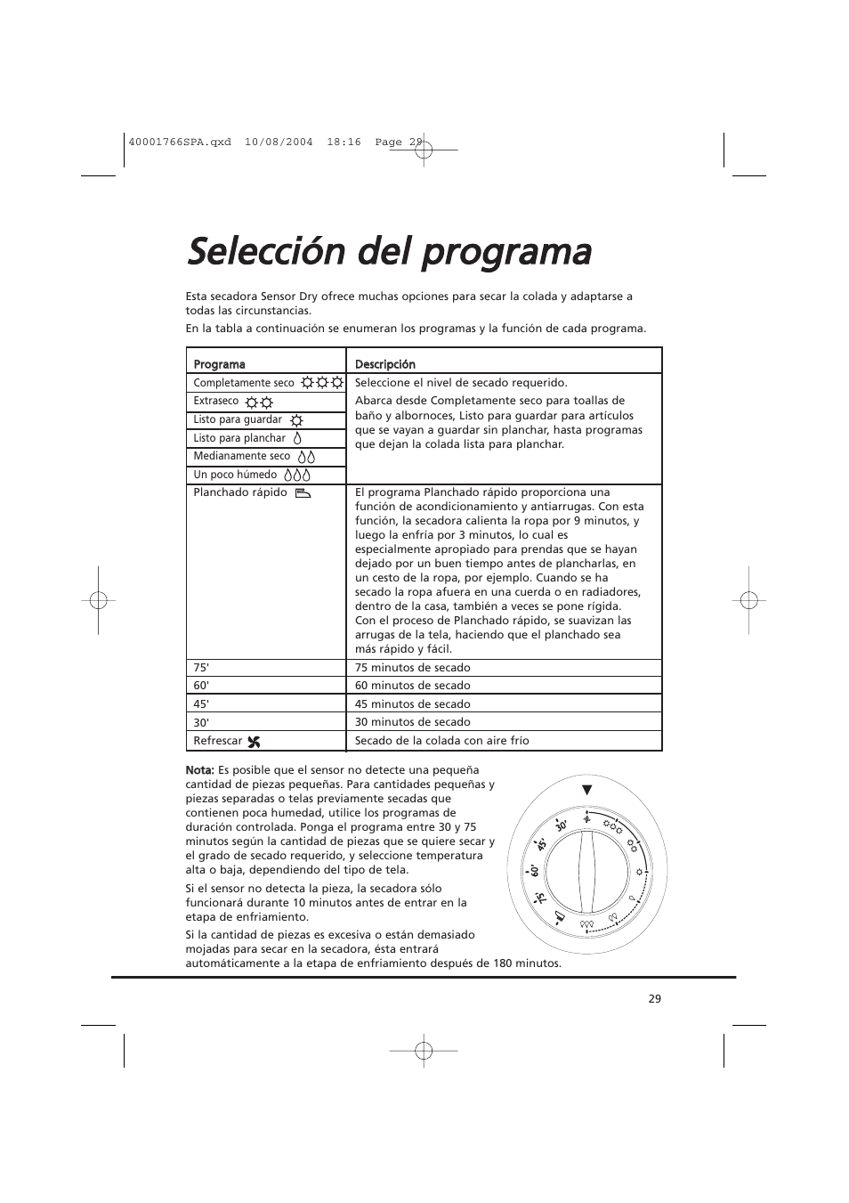 Candy AB CDV 660 - 37 User Manual | Page 29 / 36