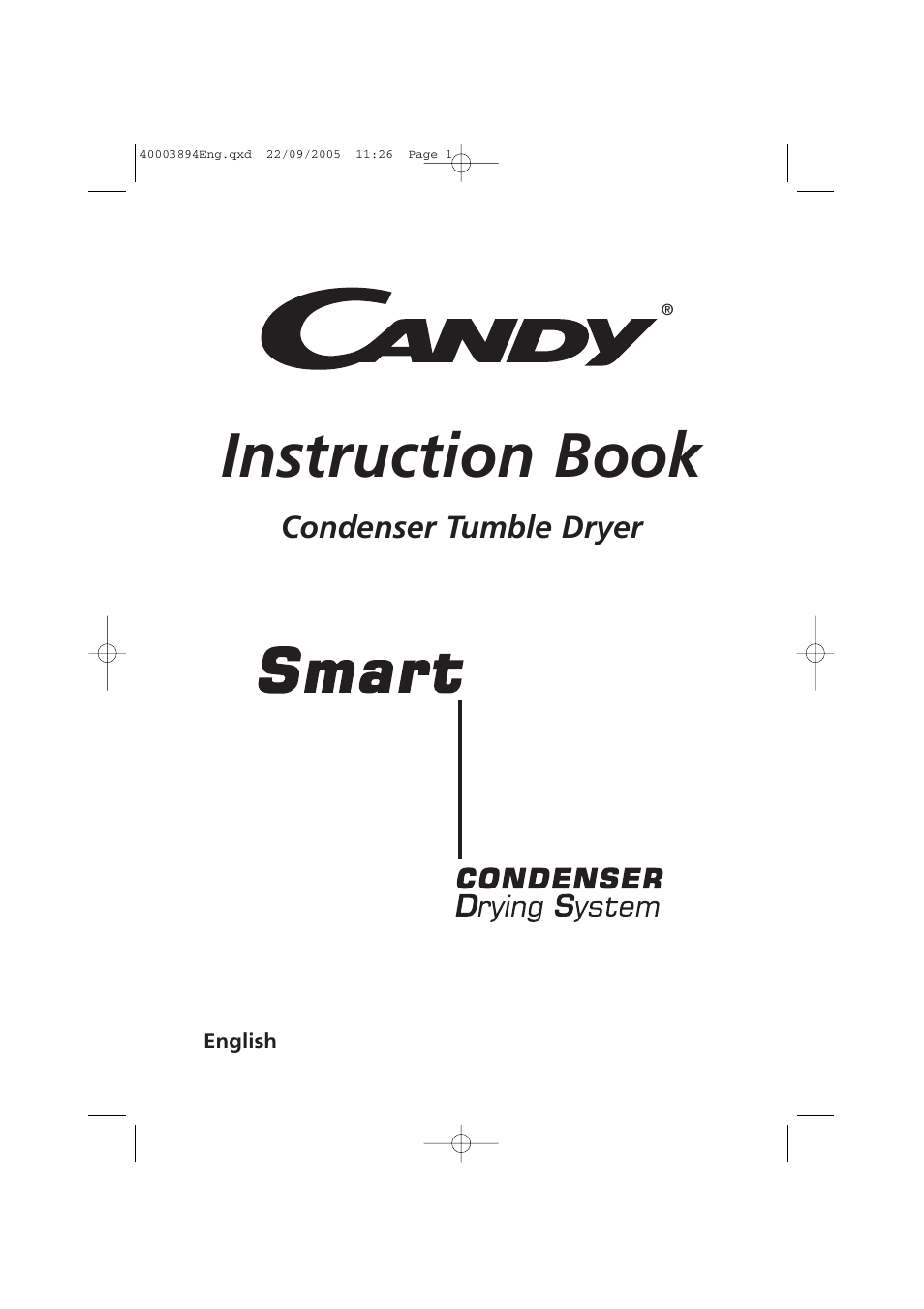 Candy CC2 17-80 User Manual | 20 pages