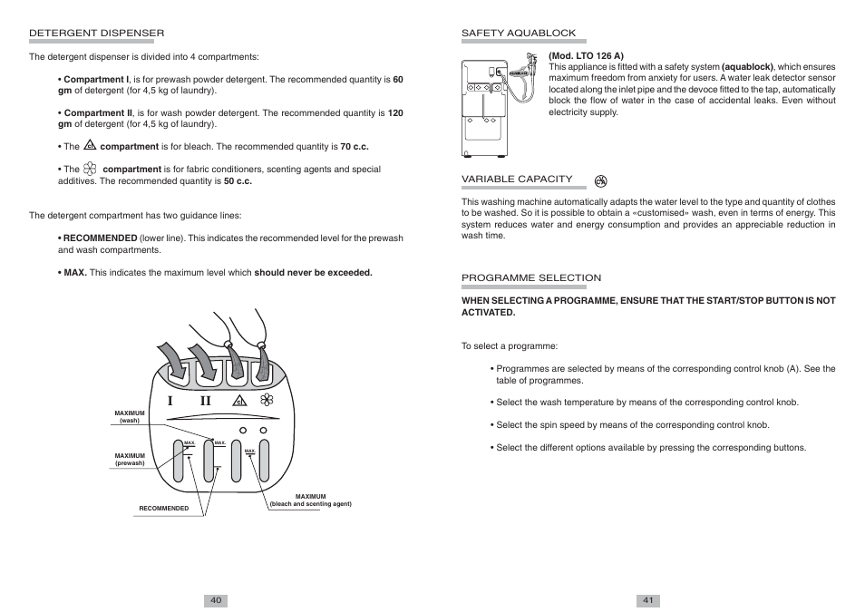 Candy LTO 106 A SYMBOL User Manual | Page 3 / 8