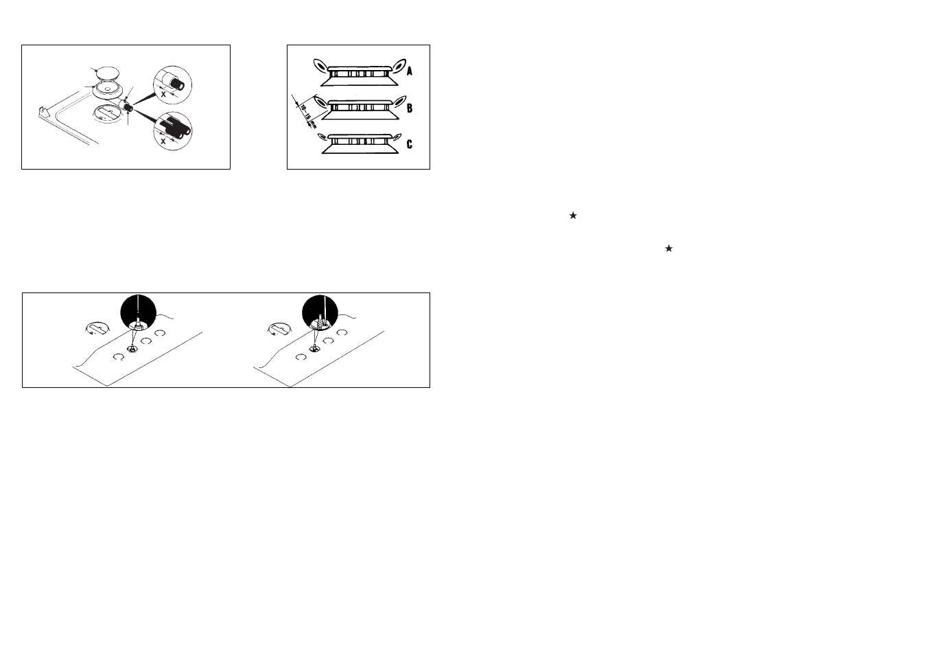 Utilisation de la table de cuisson | Candy PR 2250 GH User Manual | Page 10 / 29