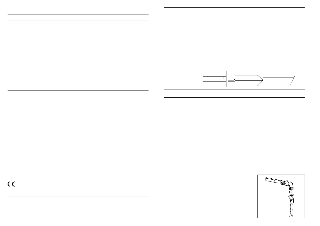 For u.k. only, Electrical connection, Gas connection | Instructions for the installer | Candy PR 2250 GH User Manual | Page 20 / 29