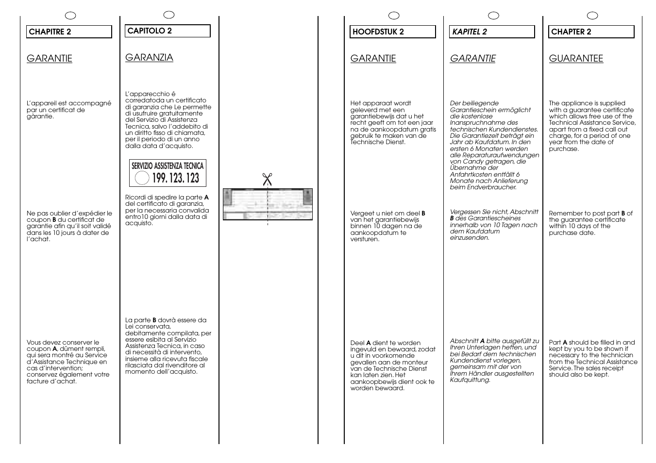 Candy CB 1024 T User Manual | Page 5 / 33