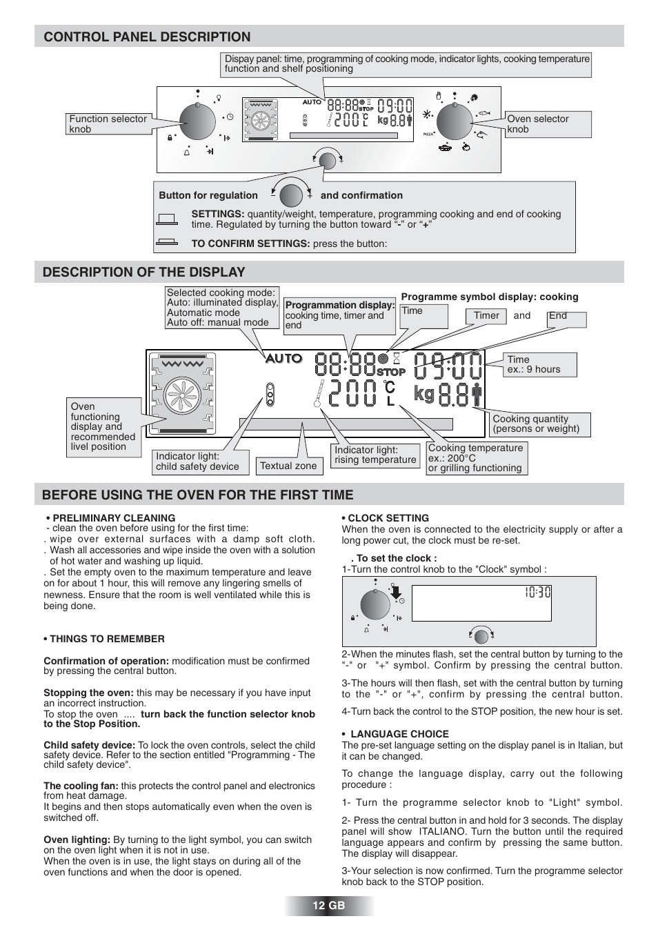 Candy FS 828 ZEN User Manual | Page 13 / 58