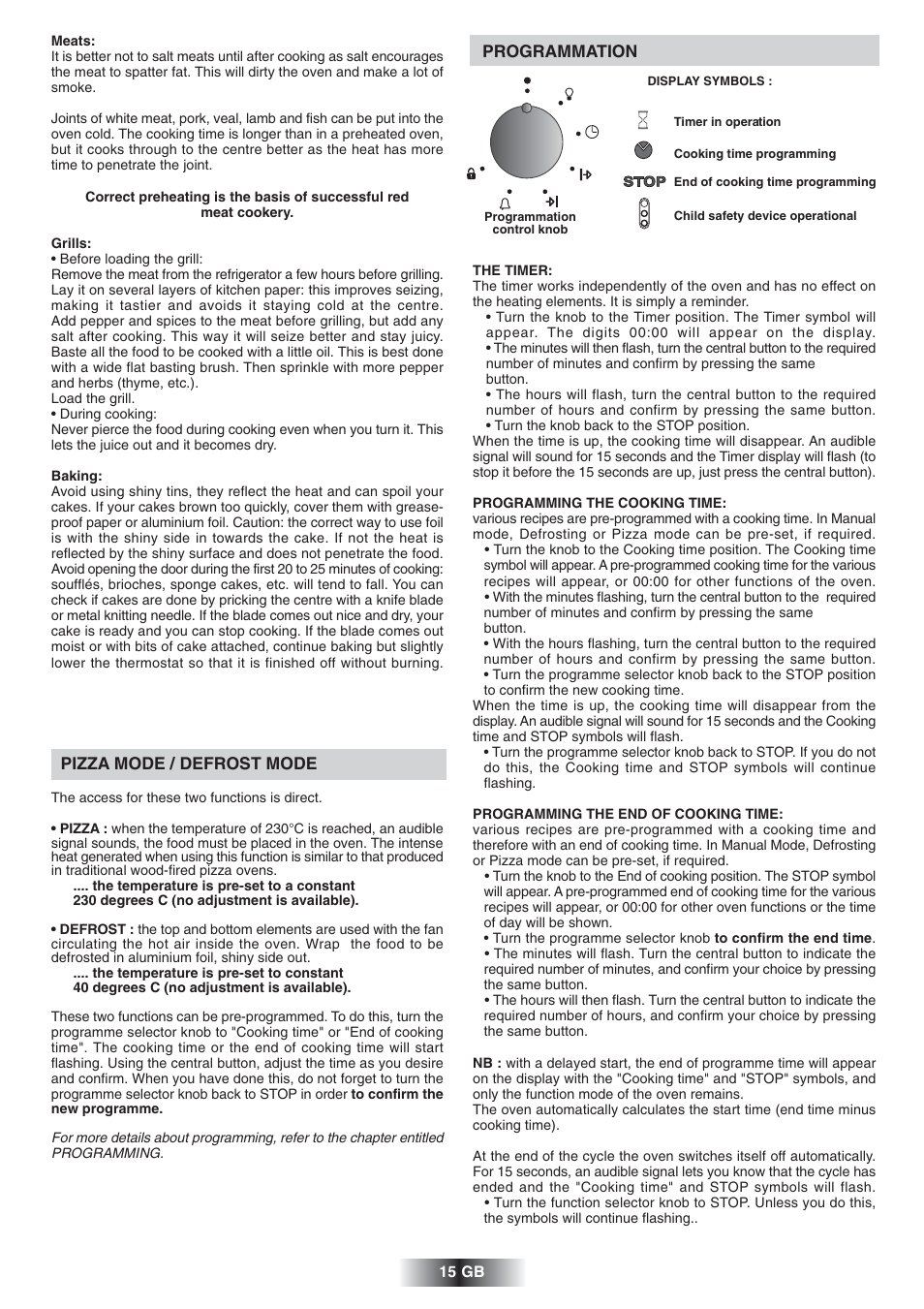 Candy FS 828 ZEN User Manual | Page 16 / 58