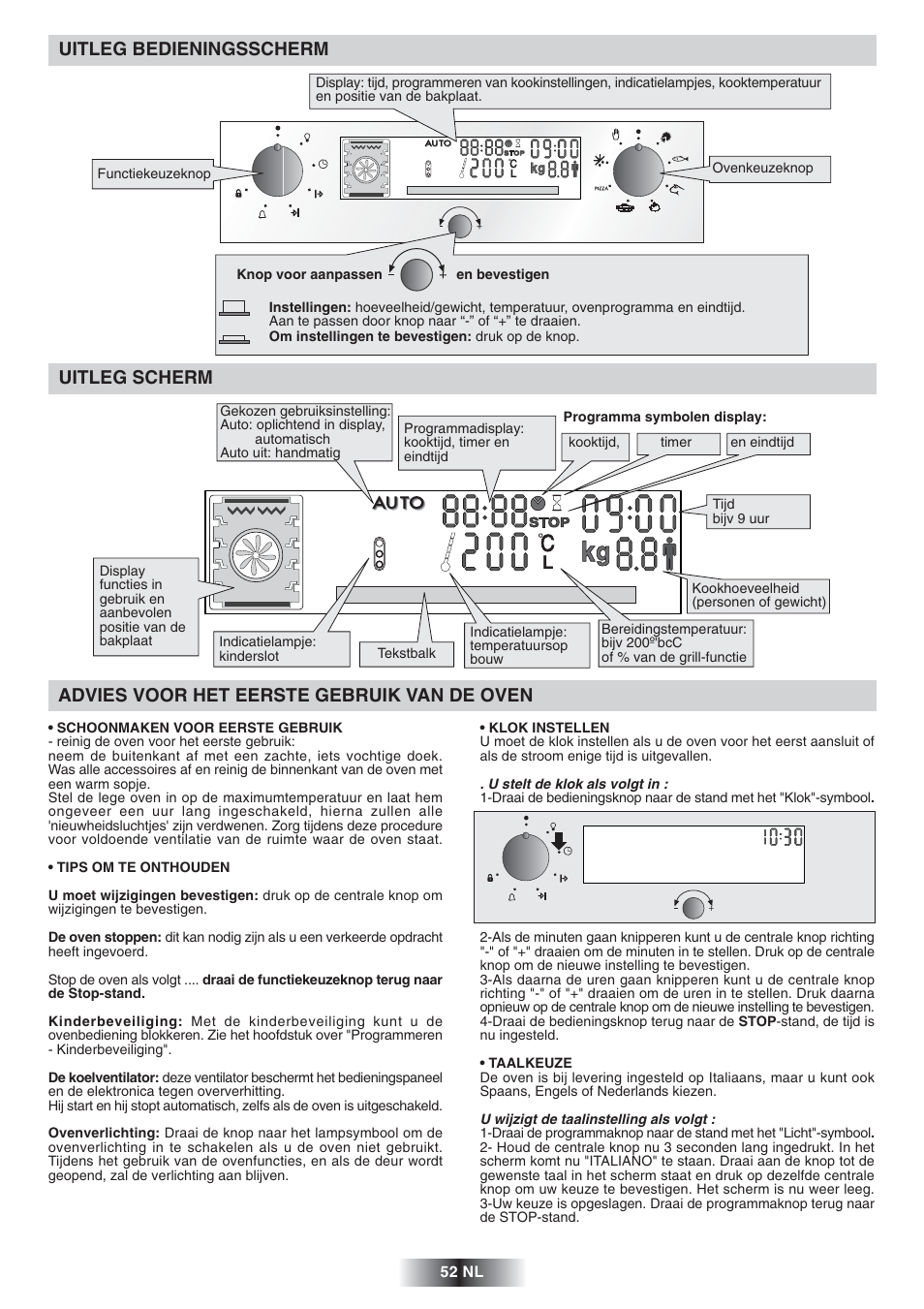 Candy FS 828 ZEN User Manual | Page 53 / 58