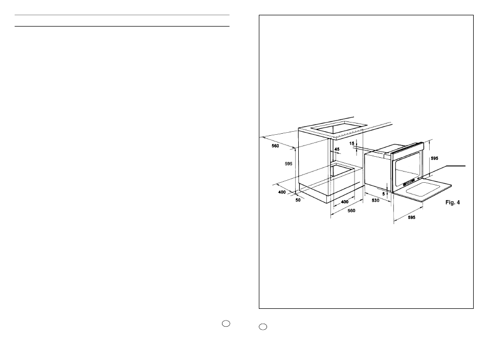 Installatie, Baktijden en-temperaturen voor geventileerde oven | Candy FPC 825 AL User Manual | Page 33 / 60