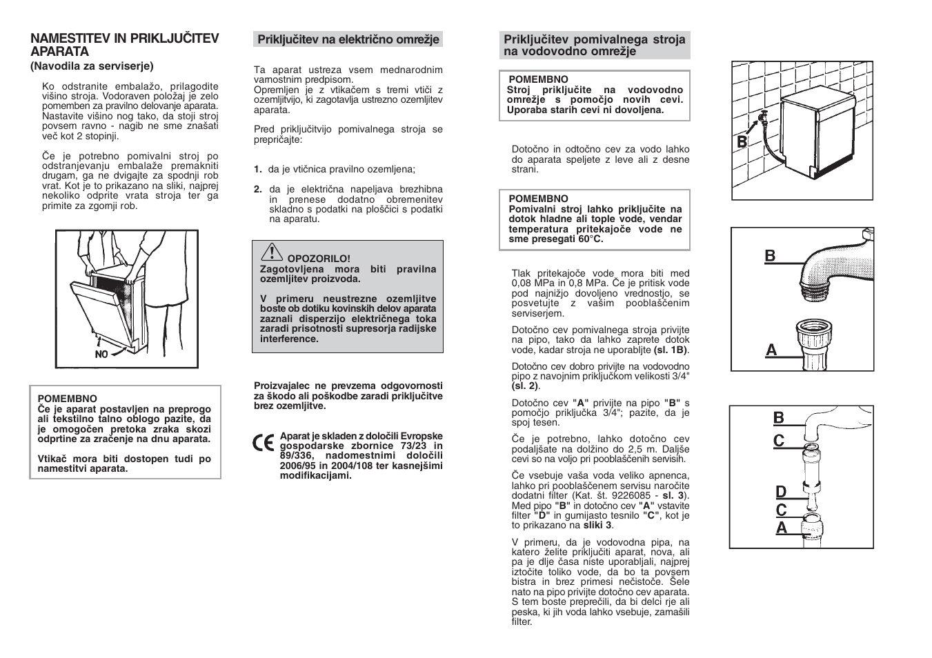 Candy CDF8 635 - S User Manual | Page 18 / 45