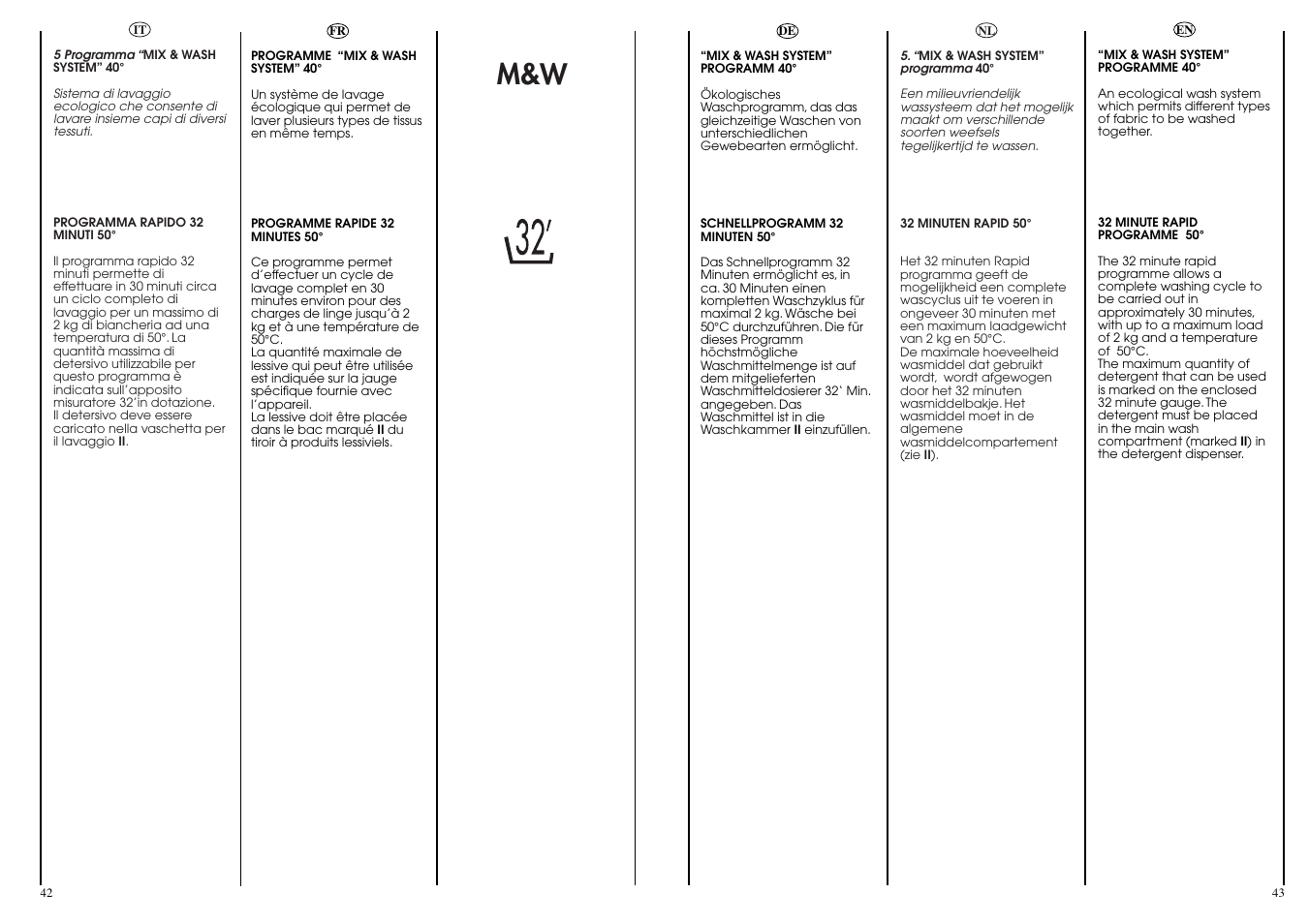 Candy CBL 130 User Manual | Page 22 / 37