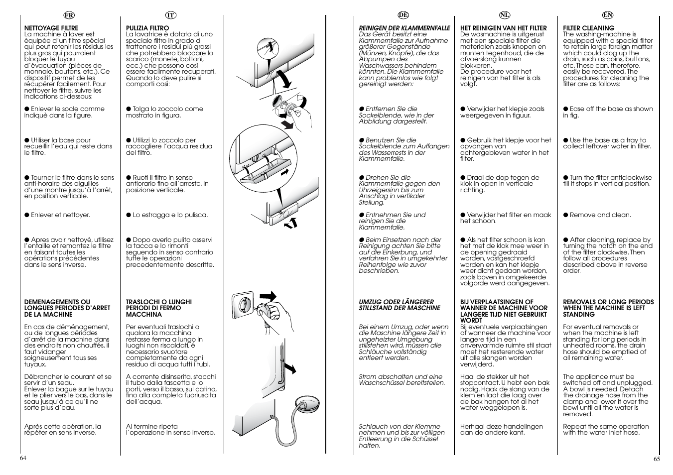 Candy CBL 130 User Manual | Page 33 / 37