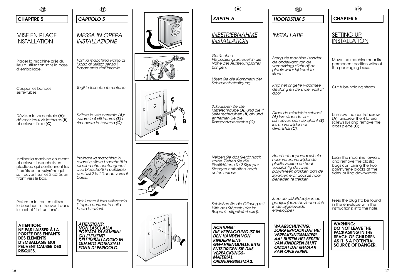 Candy CBL 130 User Manual | Page 9 / 37