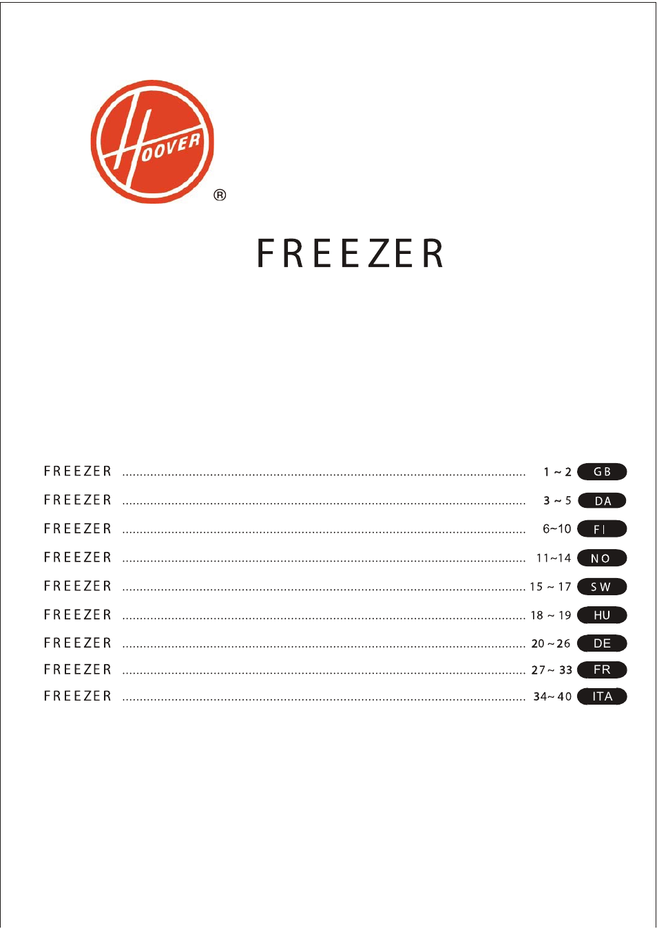 Candy CFU 1950 E User Manual | 91 pages