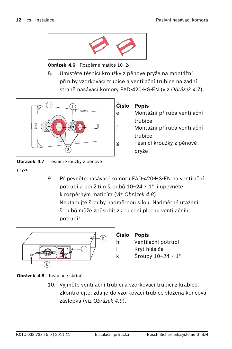 Bosch FAD-420-HS-EN Duct Smoke Detector User Manual | Page 12 / 224