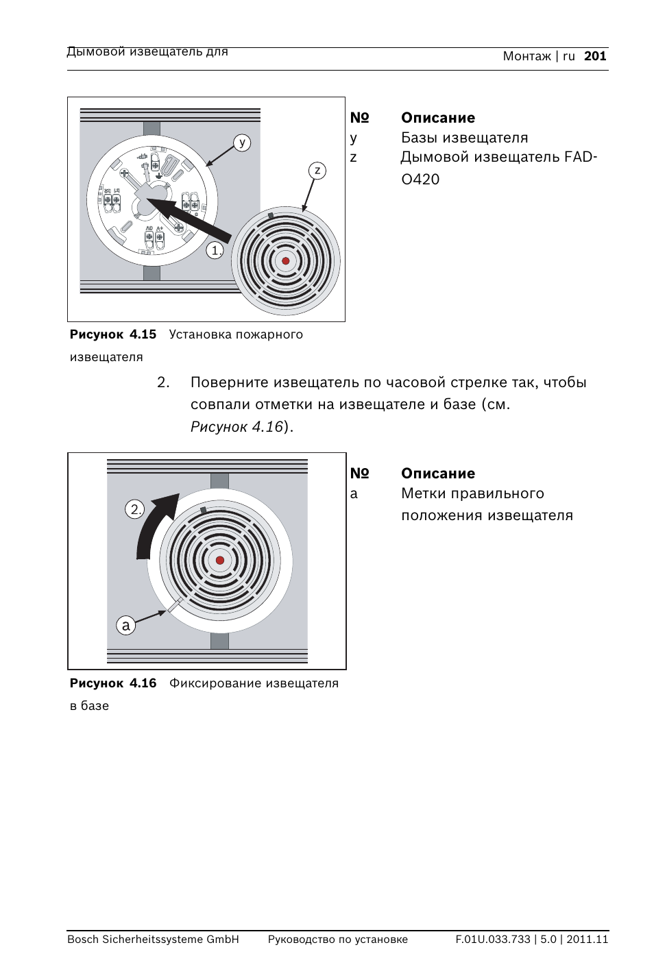 Bosch FAD-420-HS-EN Duct Smoke Detector User Manual | Page 201 / 224