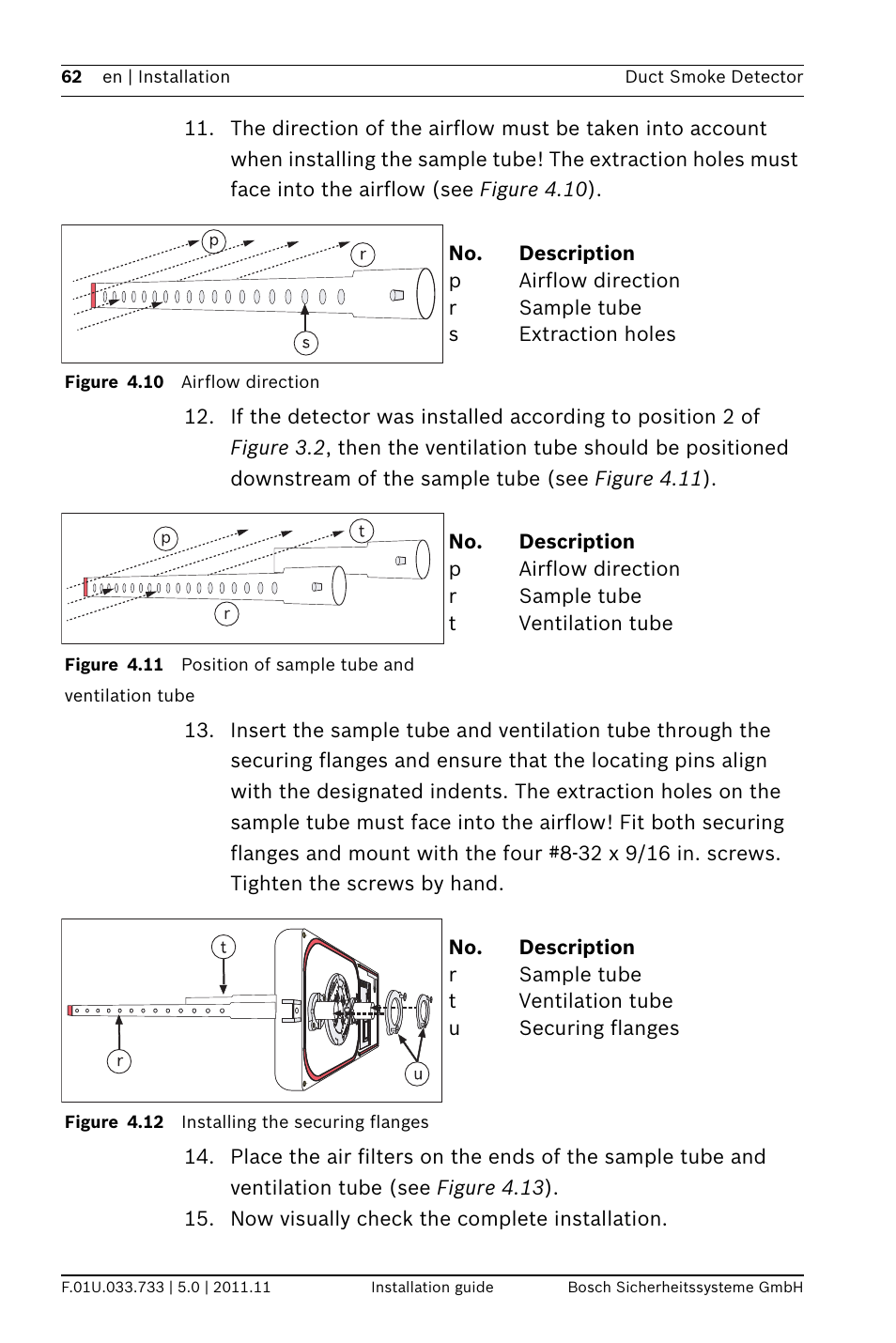 Bosch FAD-420-HS-EN Duct Smoke Detector User Manual | Page 62 / 224