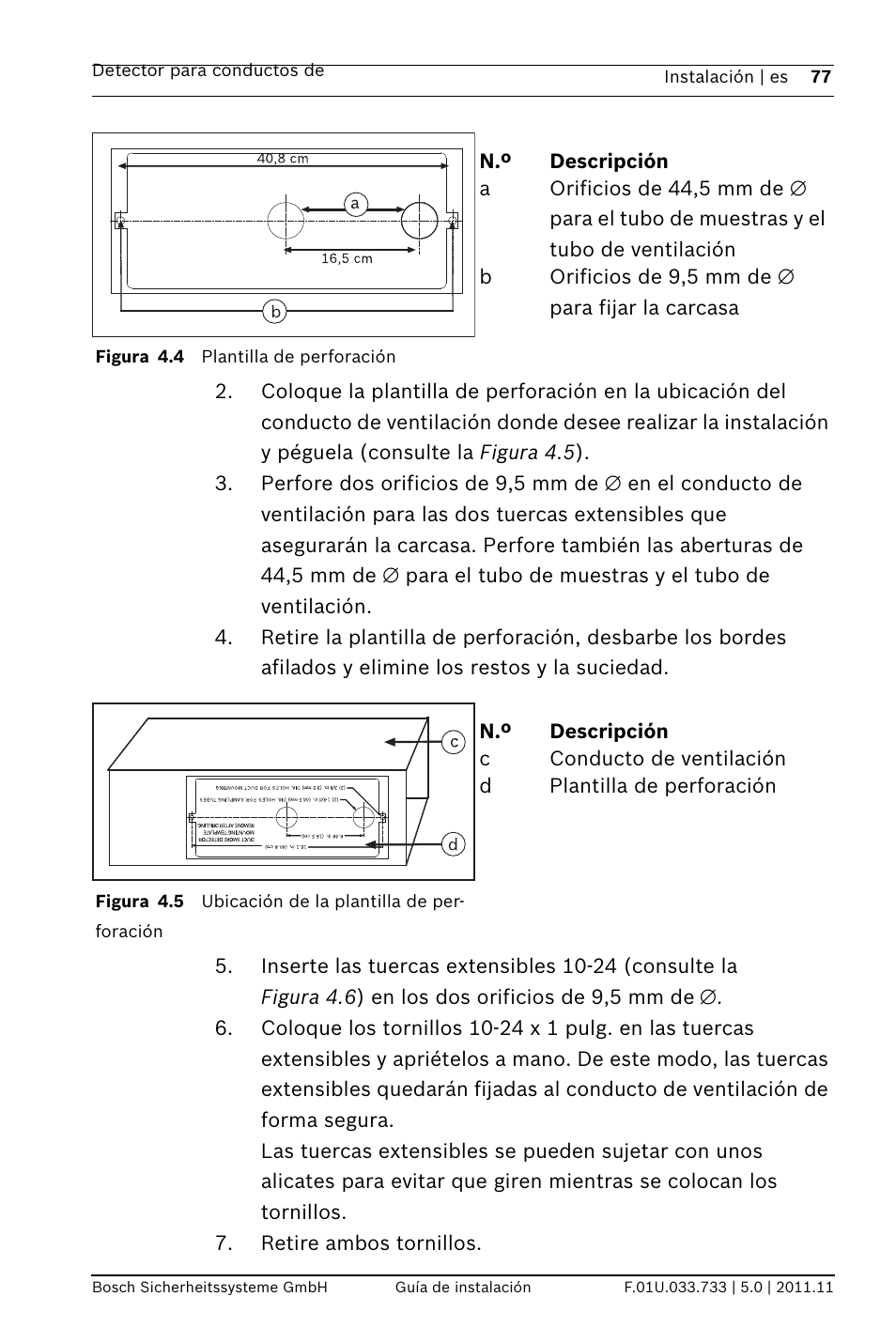 Bosch FAD-420-HS-EN Duct Smoke Detector User Manual | Page 77 / 224