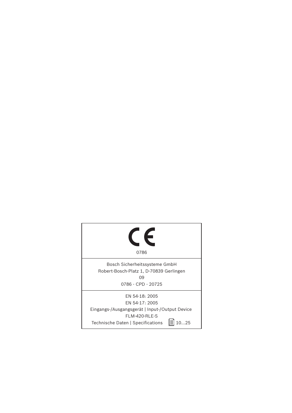 Bosch FLM-420-RLE-S Extinguishing Interface Module User Manual | Page 2 / 28