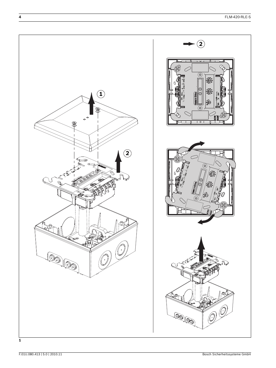 Bosch FLM-420-RLE-S Extinguishing Interface Module User Manual | Page 4 / 28