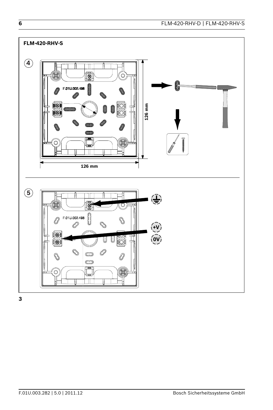 Bosch FLM-420-RHV Relay High Voltage Interface Modules User Manual | Page 6 / 44