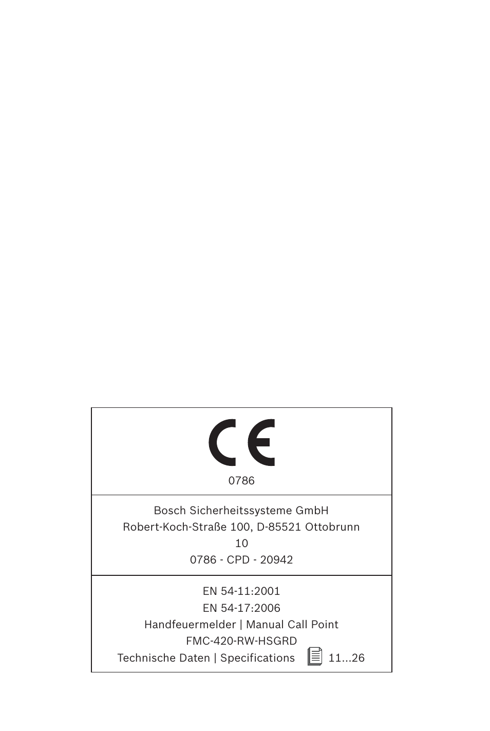 Bosch FMC-420RW Single Action Call Points LSN improved User Manual | Page 2 / 28