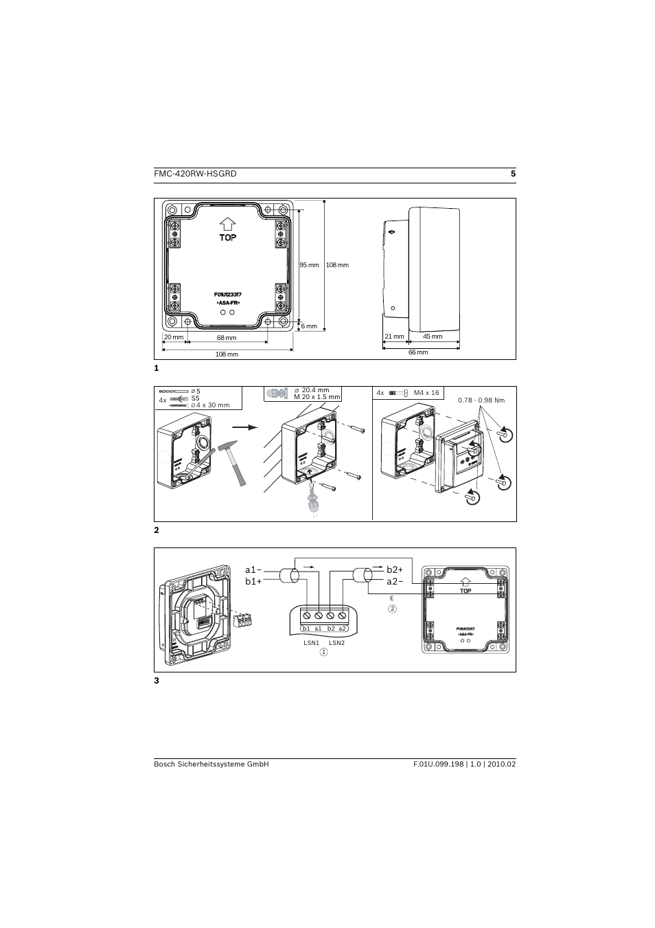 Bosch FMC-420RW Single Action Call Points LSN improved User Manual | Page 5 / 28