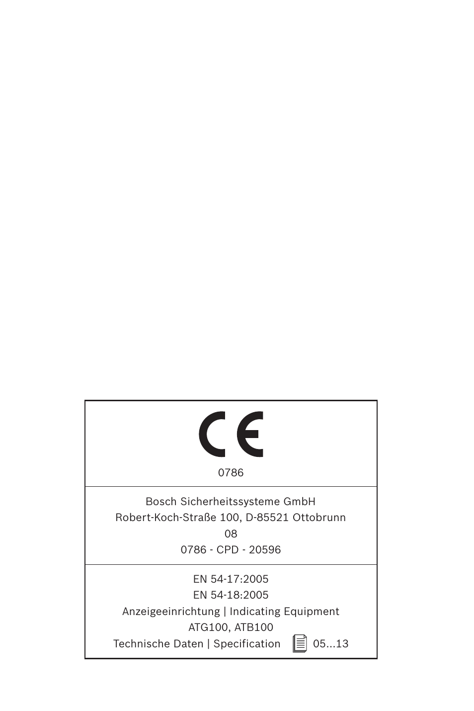 Bosch BAT 100 LSN Display Panel User Manual | Page 2 / 16