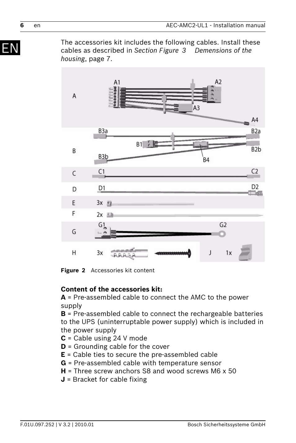 Bosch AMC2 ENC-UL1 - Enclosure - Small User Manual | Page 6 / 88