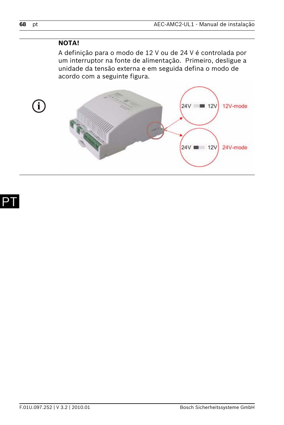 Bosch AMC2 ENC-UL1 - Enclosure - Small User Manual | Page 68 / 88