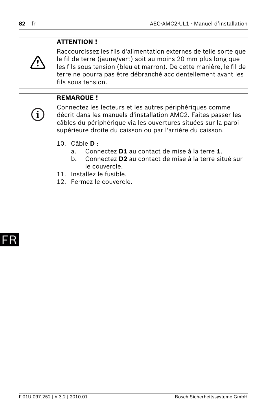 Bosch AMC2 ENC-UL1 - Enclosure - Small User Manual | Page 82 / 88