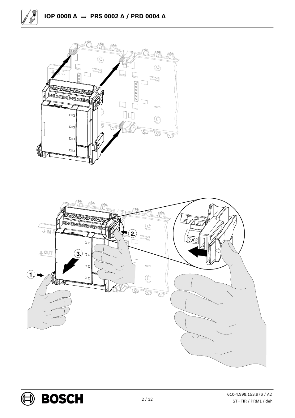 Bosch IOP 0008 A Input User Manual | Page 2 / 32