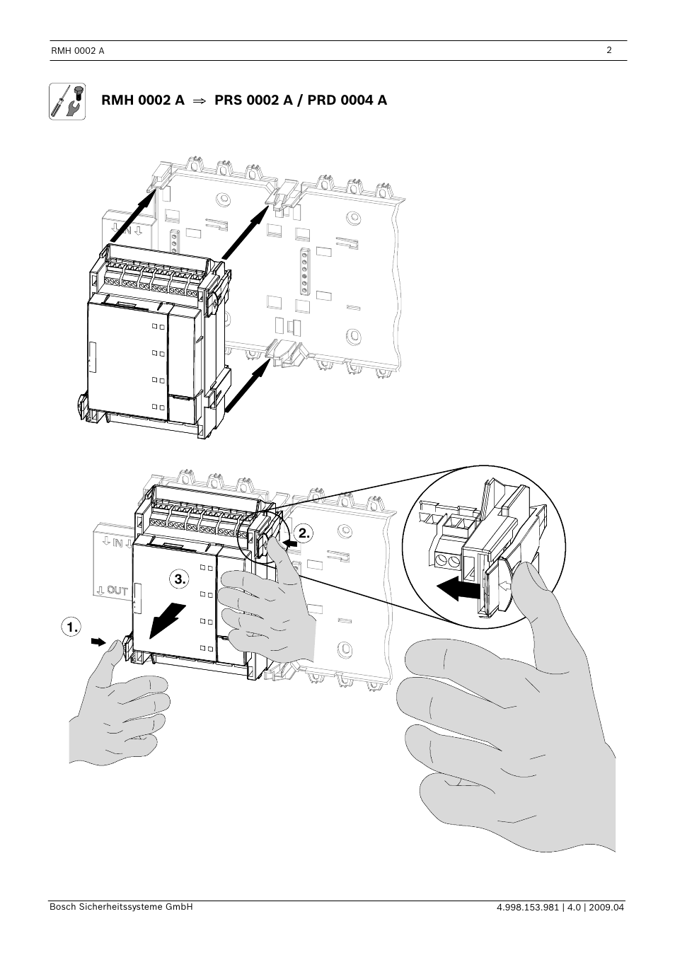 Bosch RMH 0002 A Relay Module User Manual | Page 2 / 24