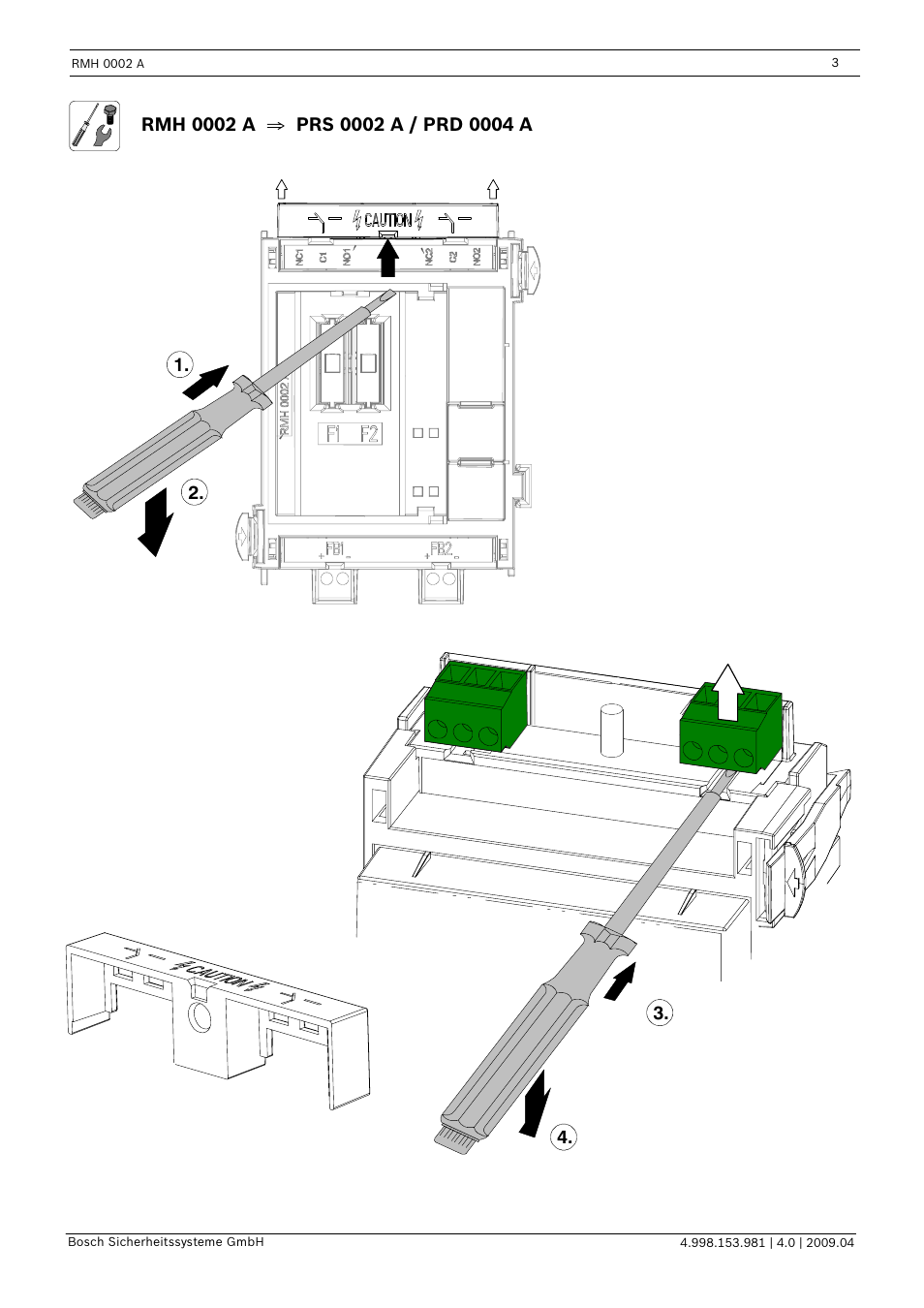 Bosch RMH 0002 A Relay Module User Manual | Page 3 / 24