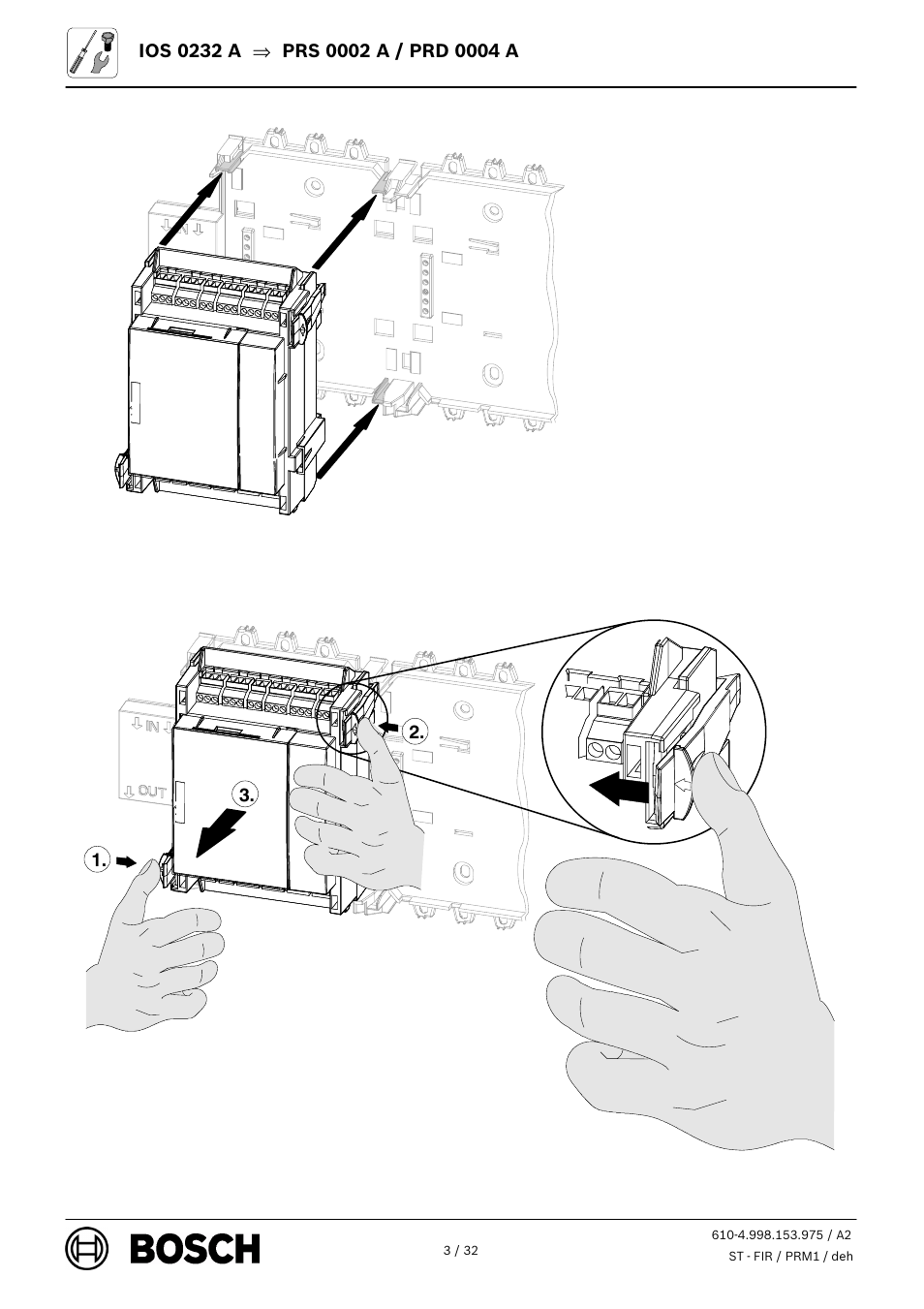 Bosch IOS 0232 A RS232 Communication Module User Manual | Page 3 / 32