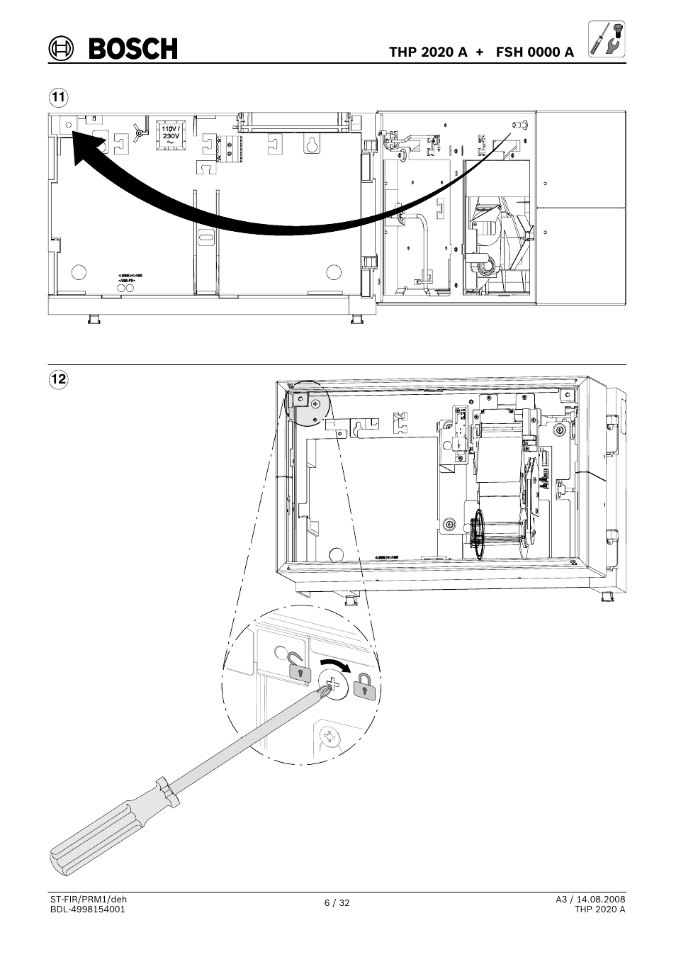 Bosch THP 2020 A Thermal Printer User Manual | Page 6 / 32