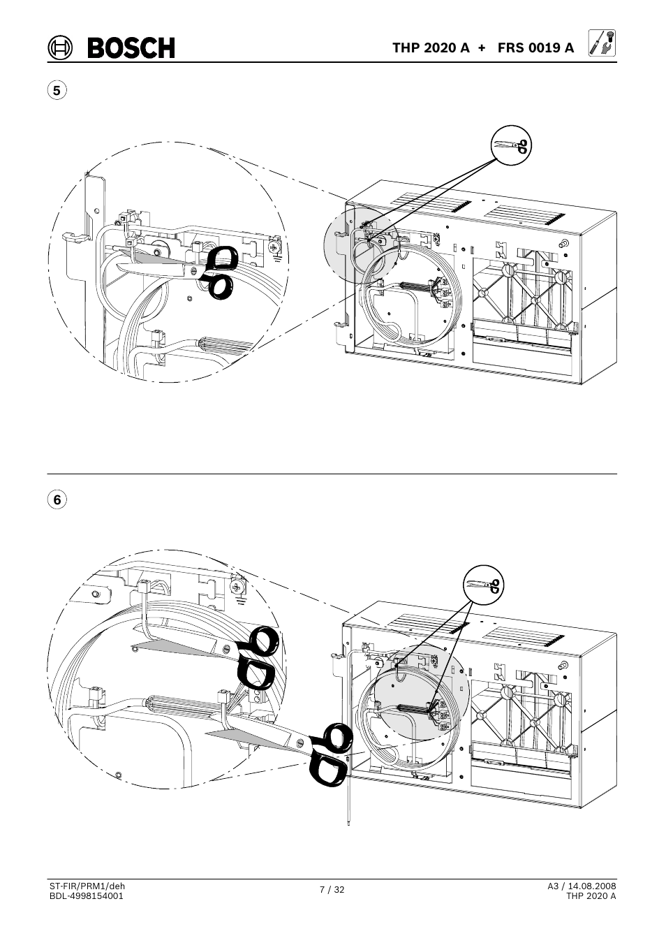 Bosch THP 2020 A Thermal Printer User Manual | Page 7 / 32