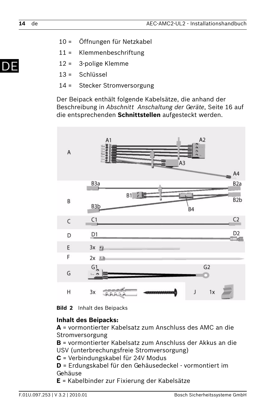 Bosch AMC2 ENC-UL2 - Enclosure - Large User Manual | Page 14 / 92