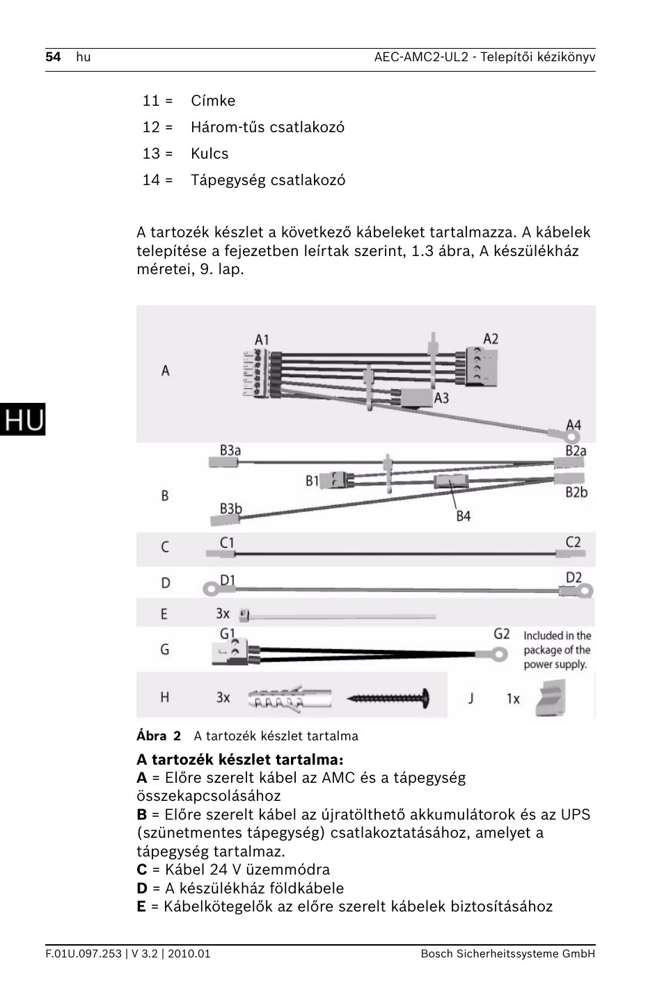 Bosch AMC2 ENC-UL2 - Enclosure - Large User Manual | Page 54 / 92