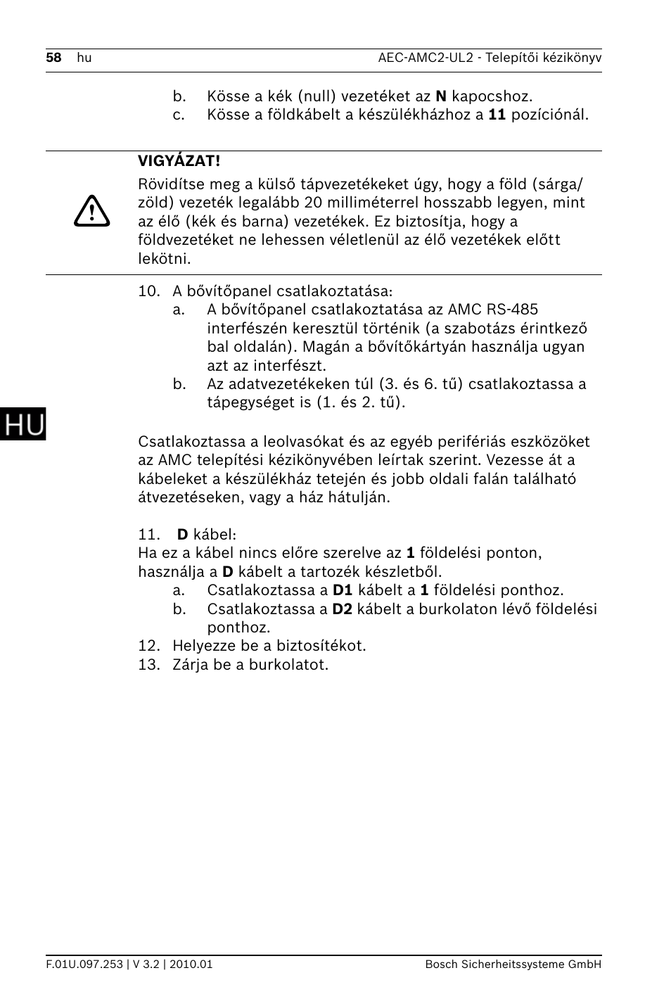 Bosch AMC2 ENC-UL2 - Enclosure - Large User Manual | Page 58 / 92