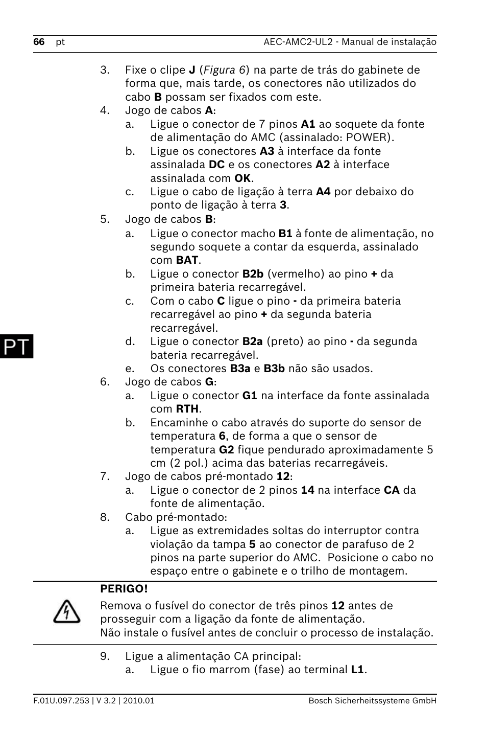 Bosch AMC2 ENC-UL2 - Enclosure - Large User Manual | Page 66 / 92