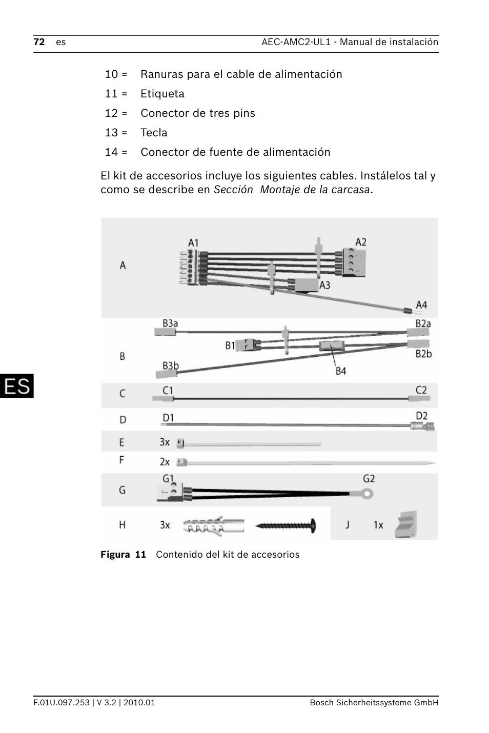 Bosch AMC2 ENC-UL2 - Enclosure - Large User Manual | Page 72 / 92