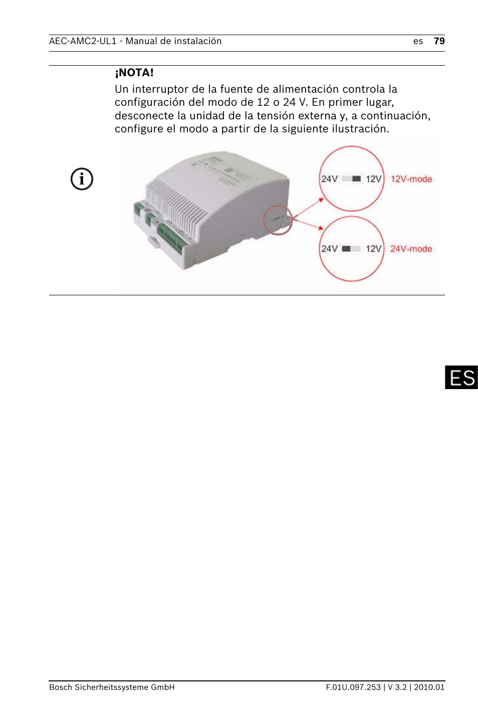 Bosch AMC2 ENC-UL2 - Enclosure - Large User Manual | Page 79 / 92