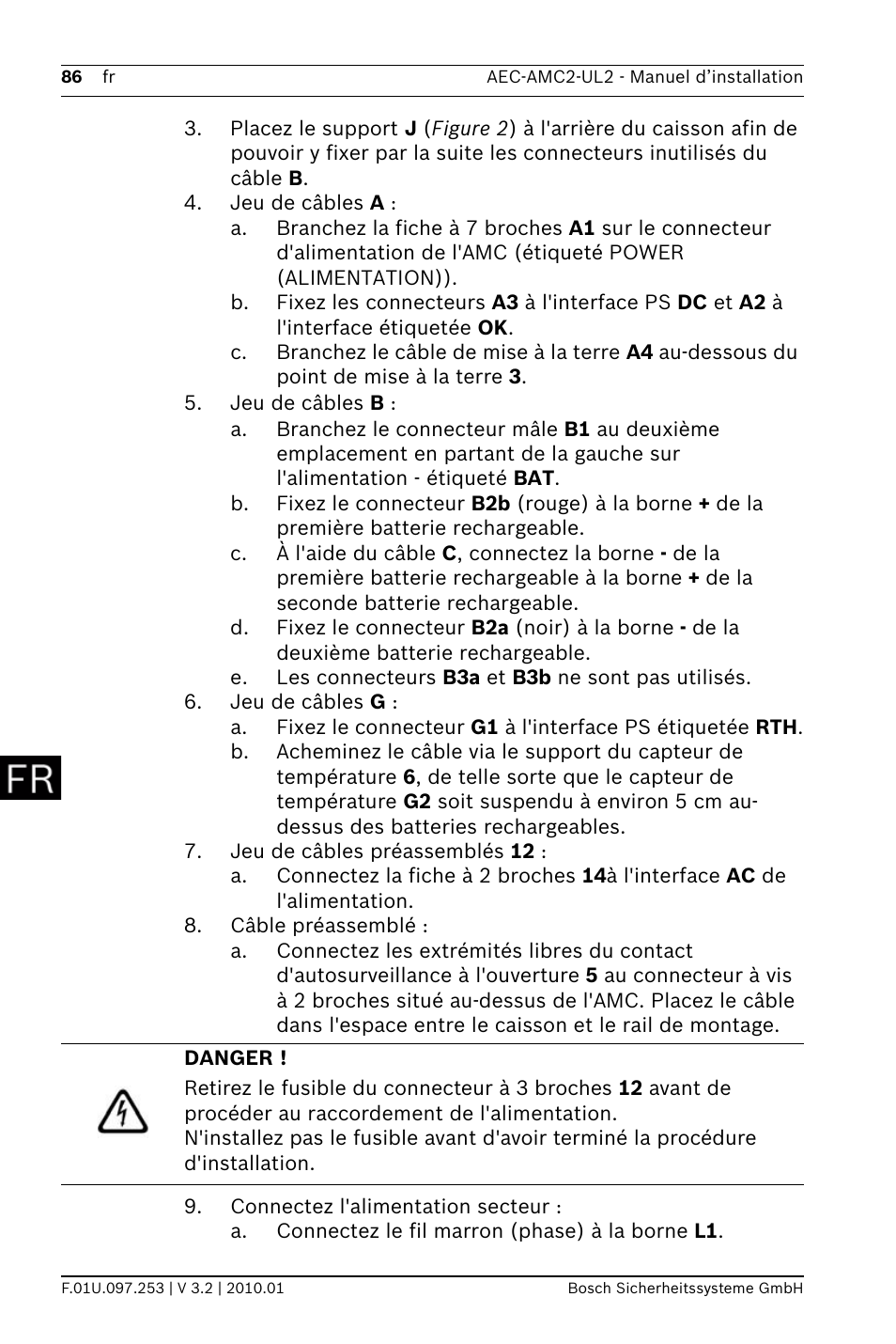 Bosch AMC2 ENC-UL2 - Enclosure - Large User Manual | Page 86 / 92