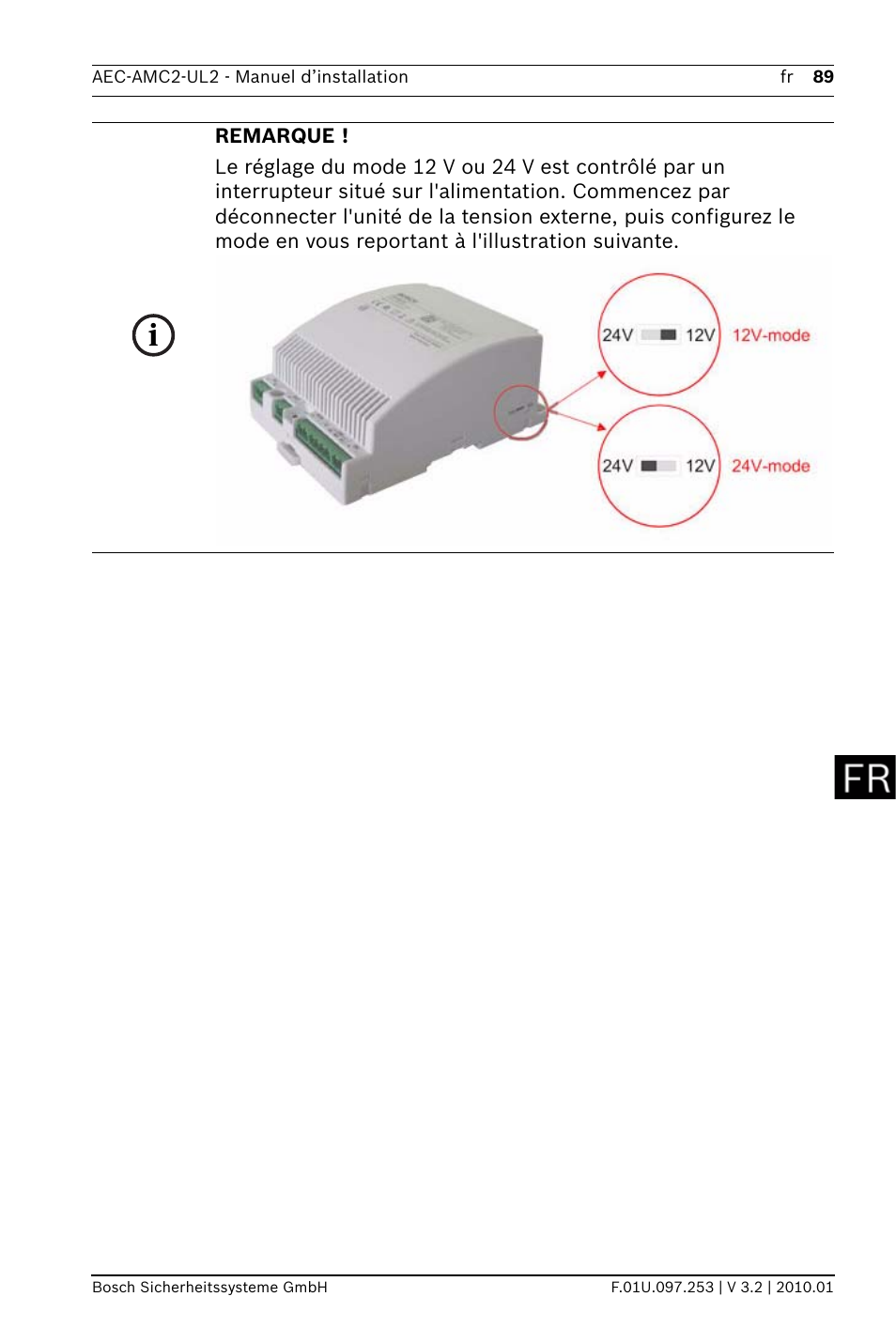 Bosch AMC2 ENC-UL2 - Enclosure - Large User Manual | Page 89 / 92